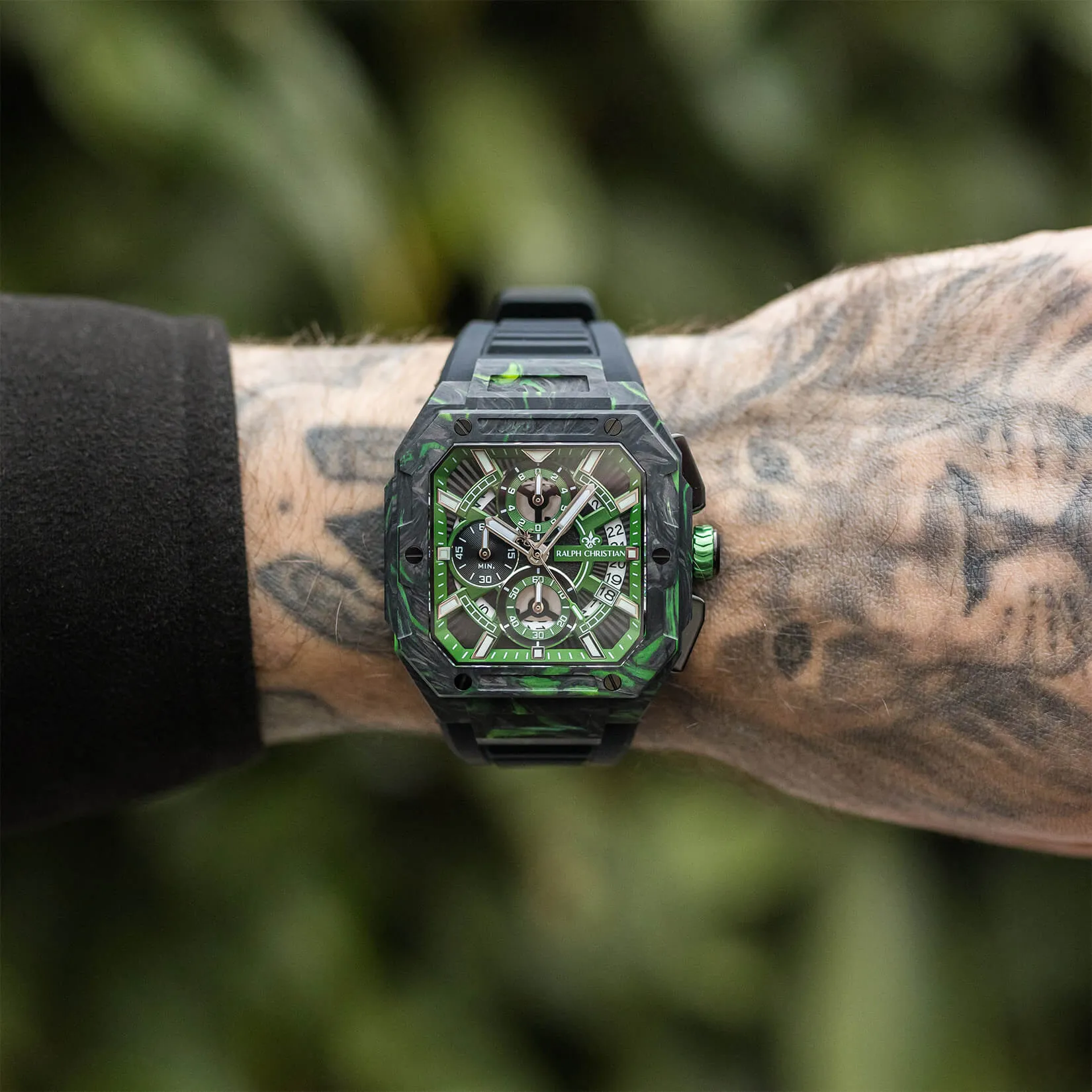 The Vanguard Carbon Chrono - Emerald Shadow sold by Ralph Christian product image thumbnail 2