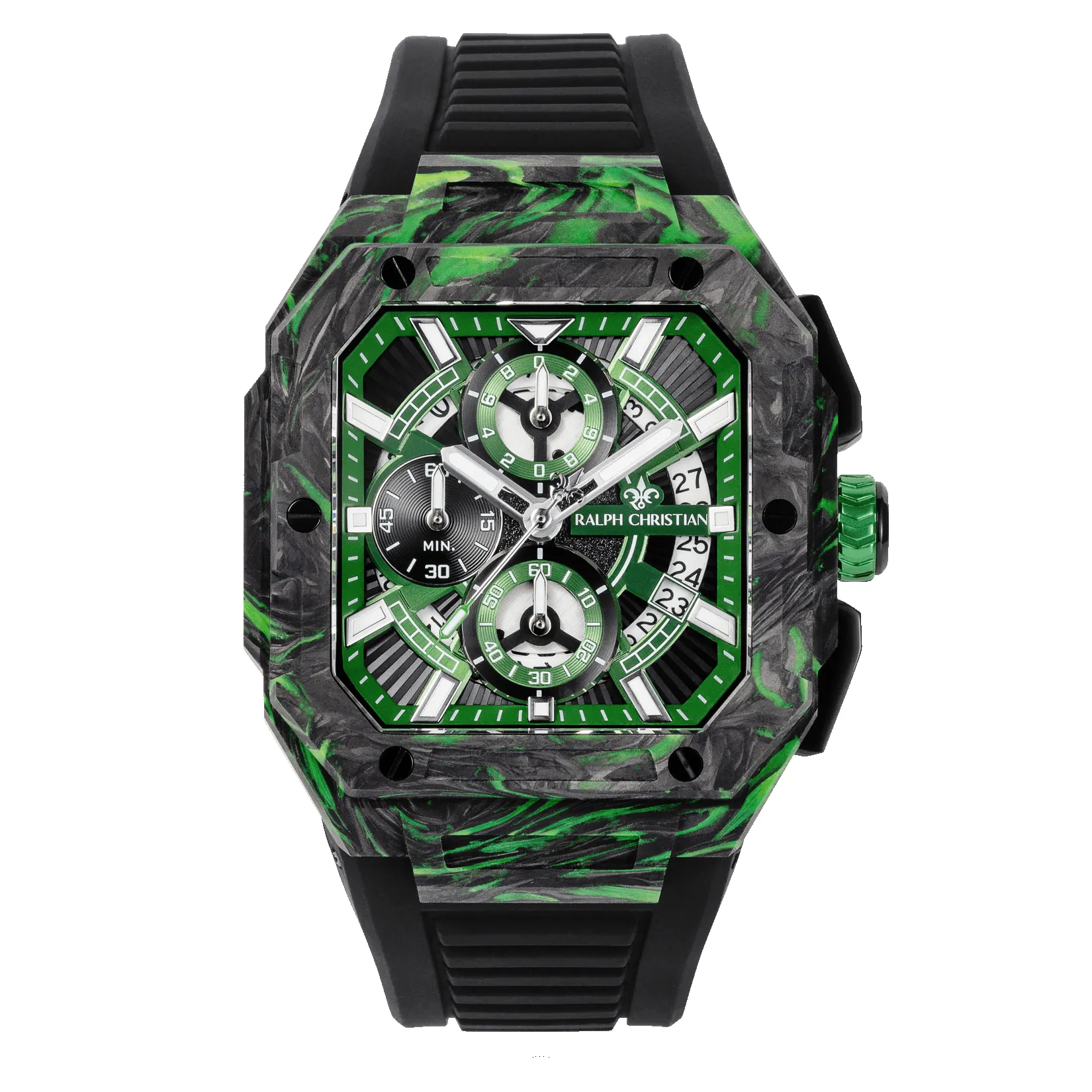 The Vanguard Carbon Chrono - Emerald Shadow sold by Ralph Christian