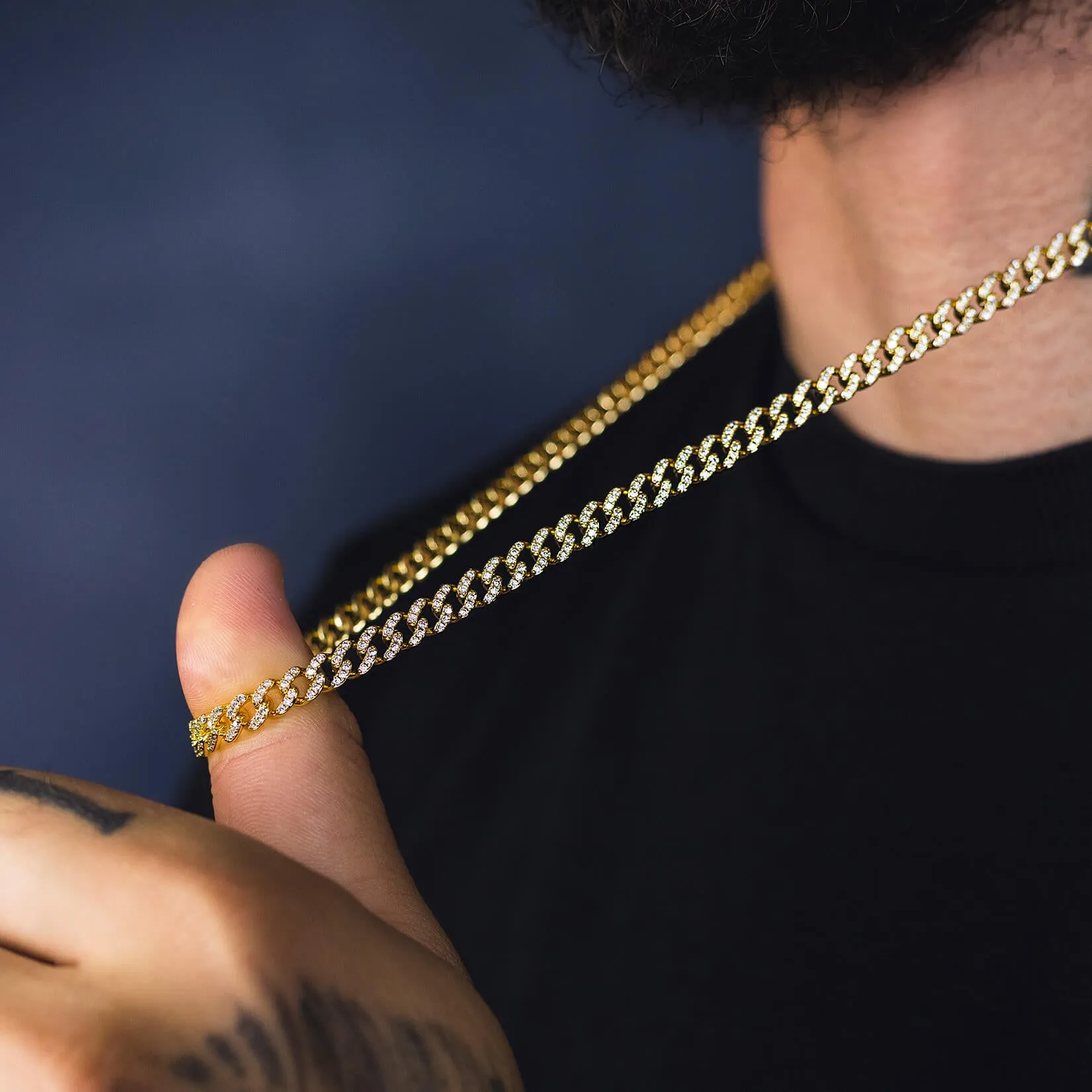 The Iced Cuban Necklace - Gold sold by Ralph Christian product image thumbnail 3