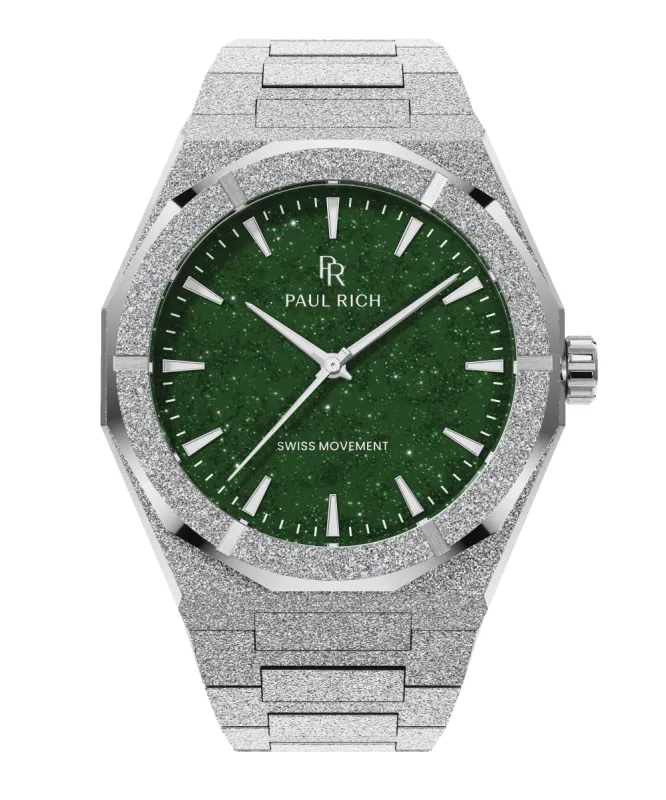 Frosted Star Dust II Silver Green sold by Paul Rich