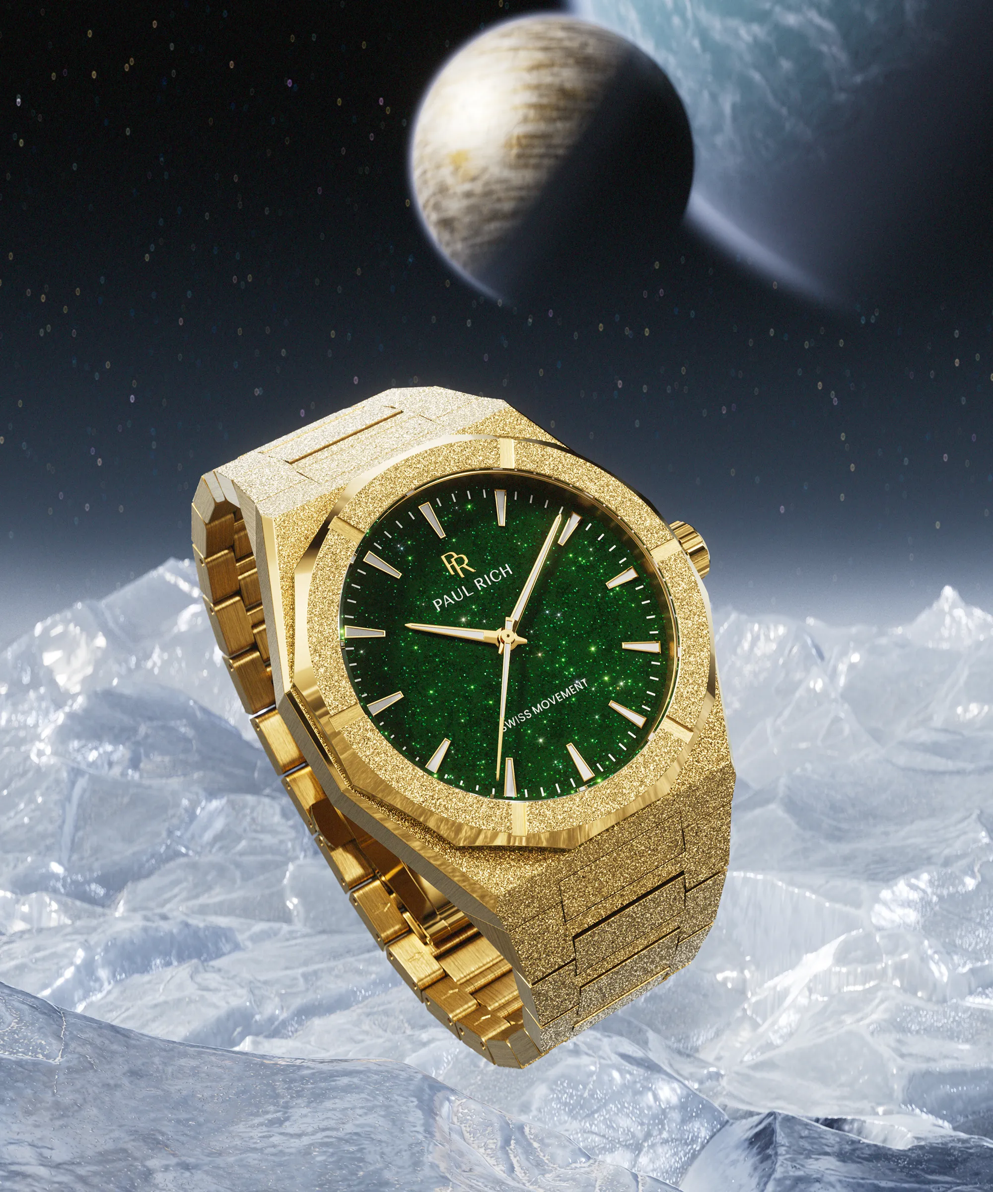 Frosted Star Dust II Gold Green sold by Paul Rich product image thumbnail 4