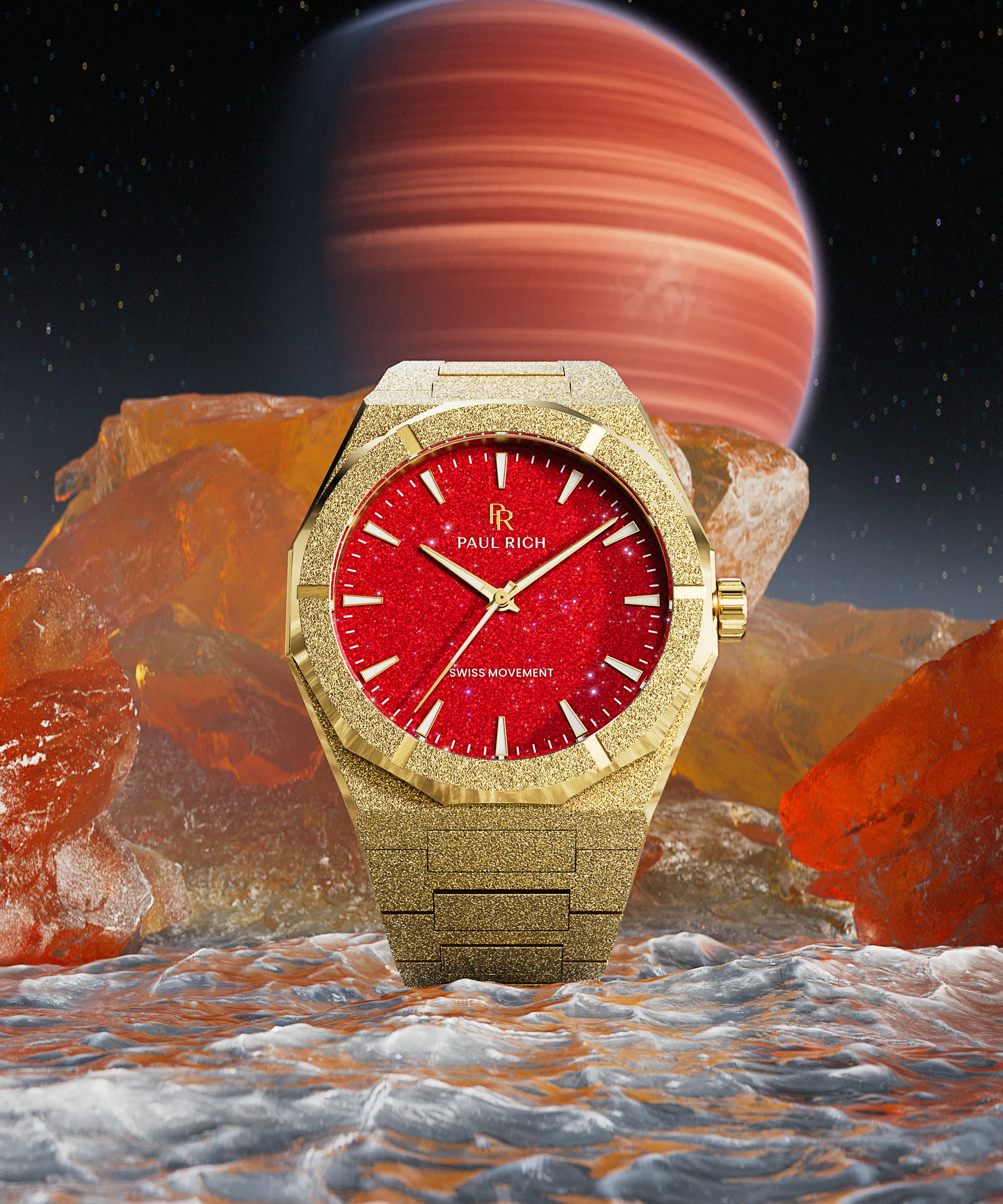 Frosted Star Dust II Gold Red sold by Paul Rich product image thumbnail 4