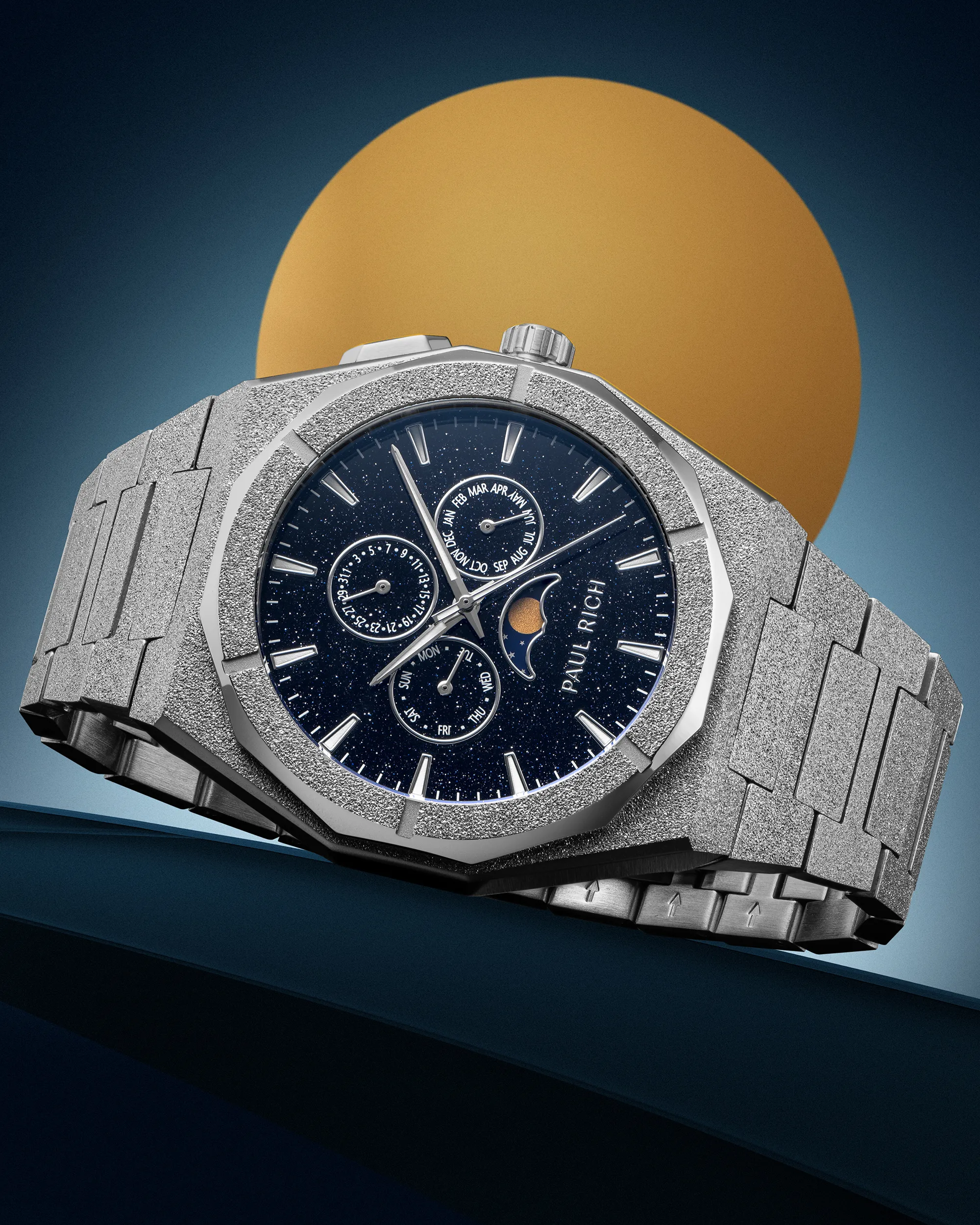 Moonphase Frosted Star Dust II Silver sold by Paul Rich product image thumbnail 5