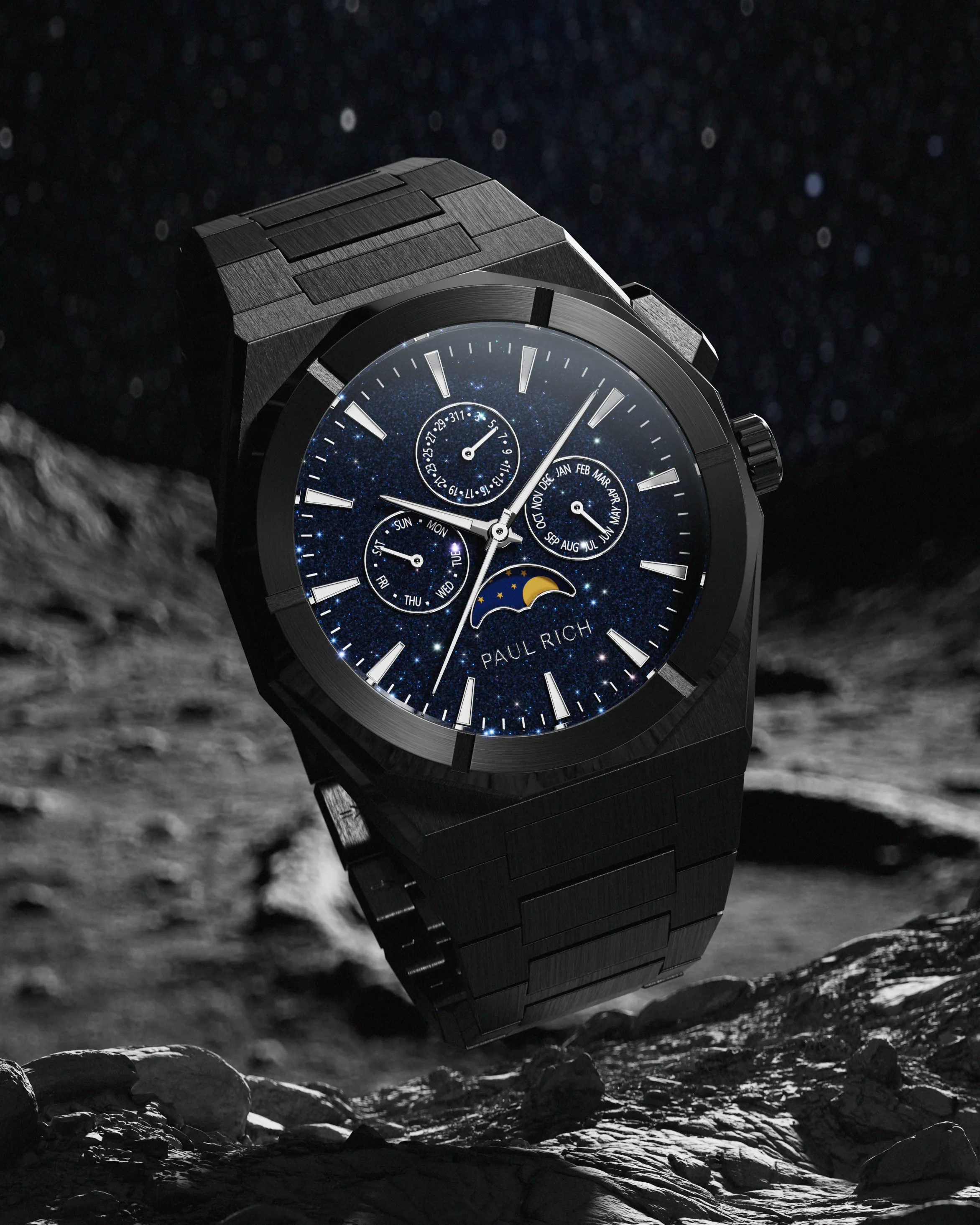 Moonphase Star Dust II Black sold by Paul Rich product image thumbnail 5