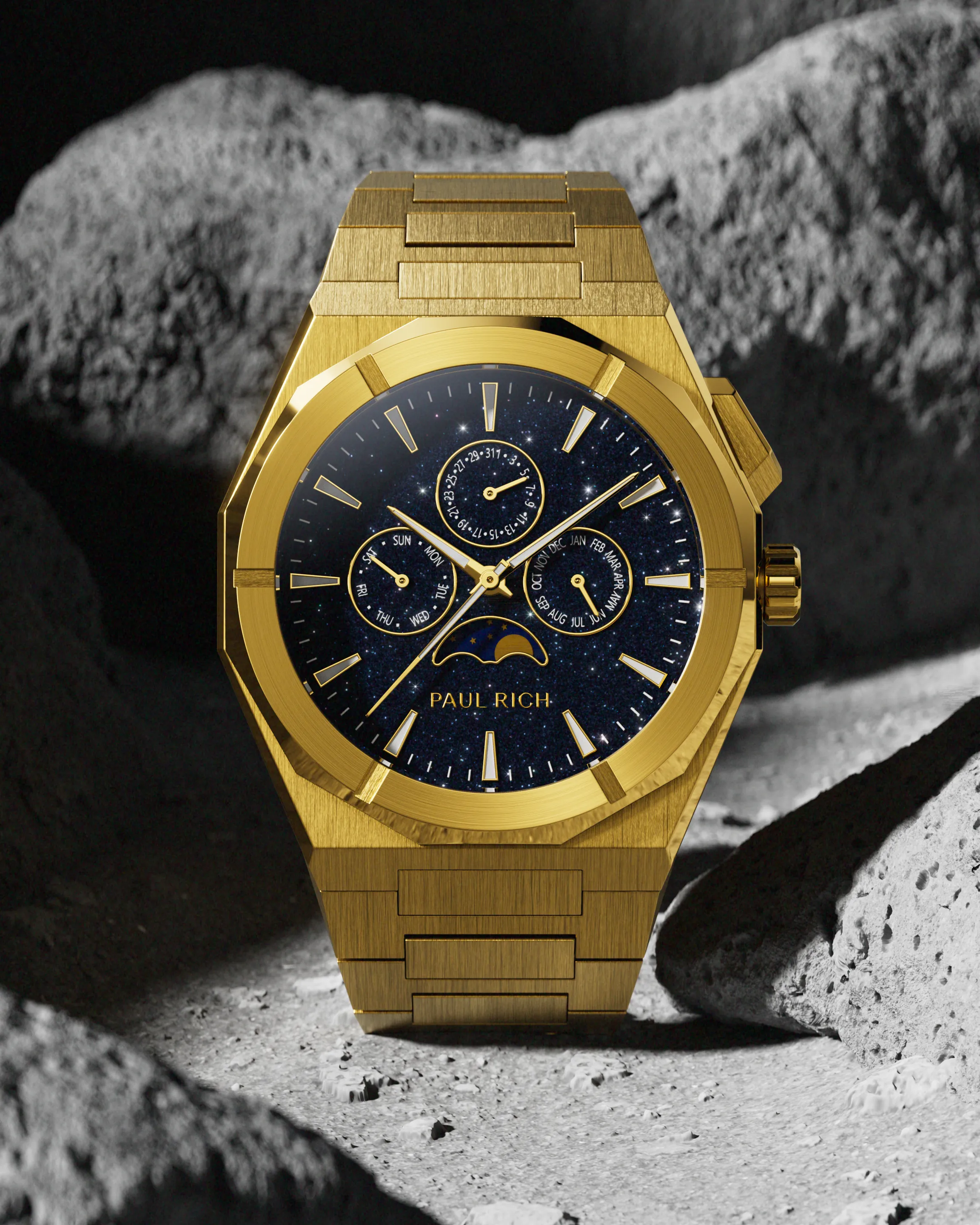 Moonphase Star Dust II Gold sold by Paul Rich product image thumbnail 4