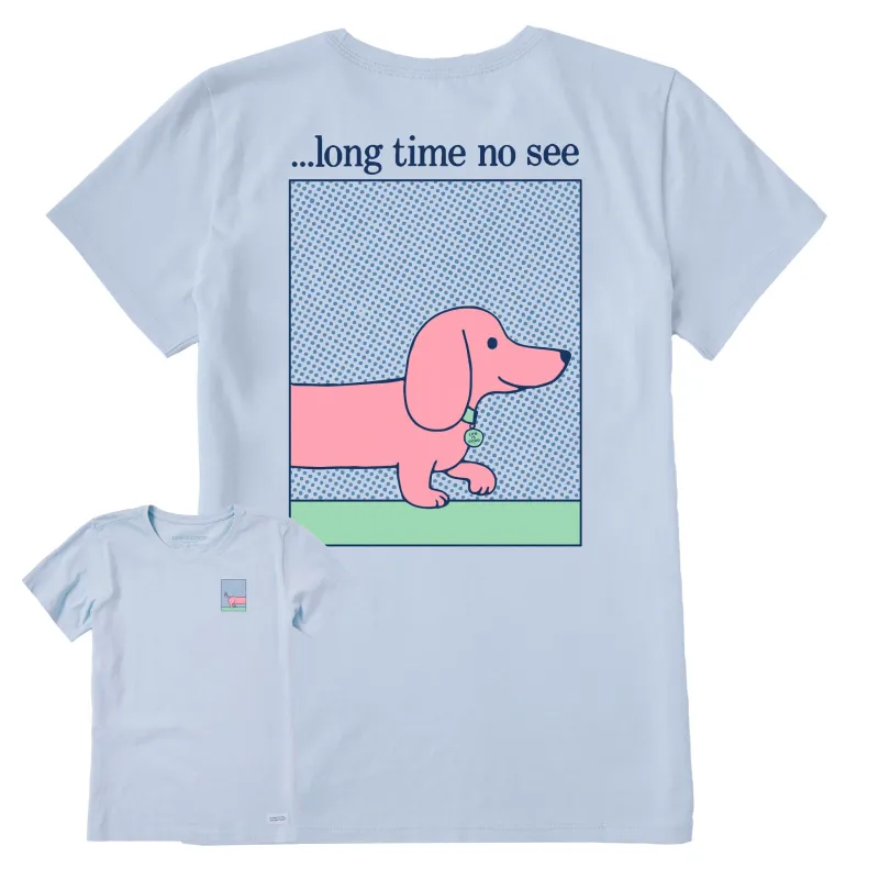 Women's Long Time No See Short Sleeve Crusher Tee sold by Life is Good