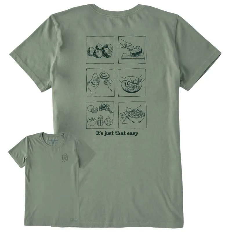 Women's Guacamole Short Sleeve Crusher Tee made by Life is Good