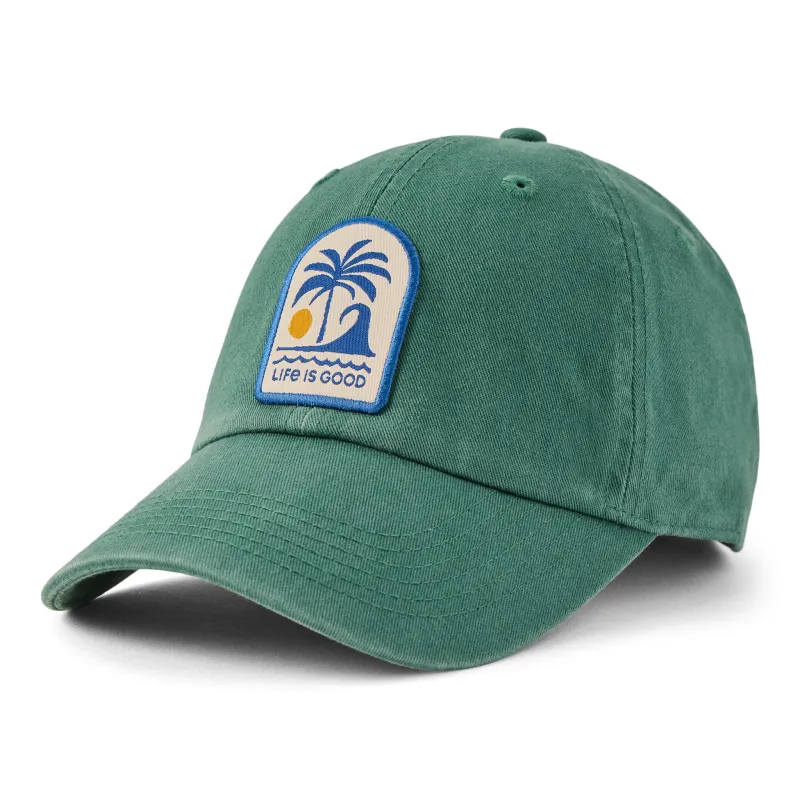 Adult Unisex Palm Wave Patch Chill Cap sold by Life is Good