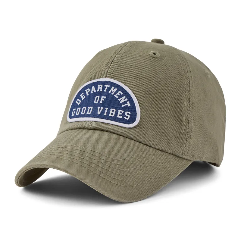 Adult Unisex Dept. of Good Vibes Patch Chill Cap sold by Life is Good
