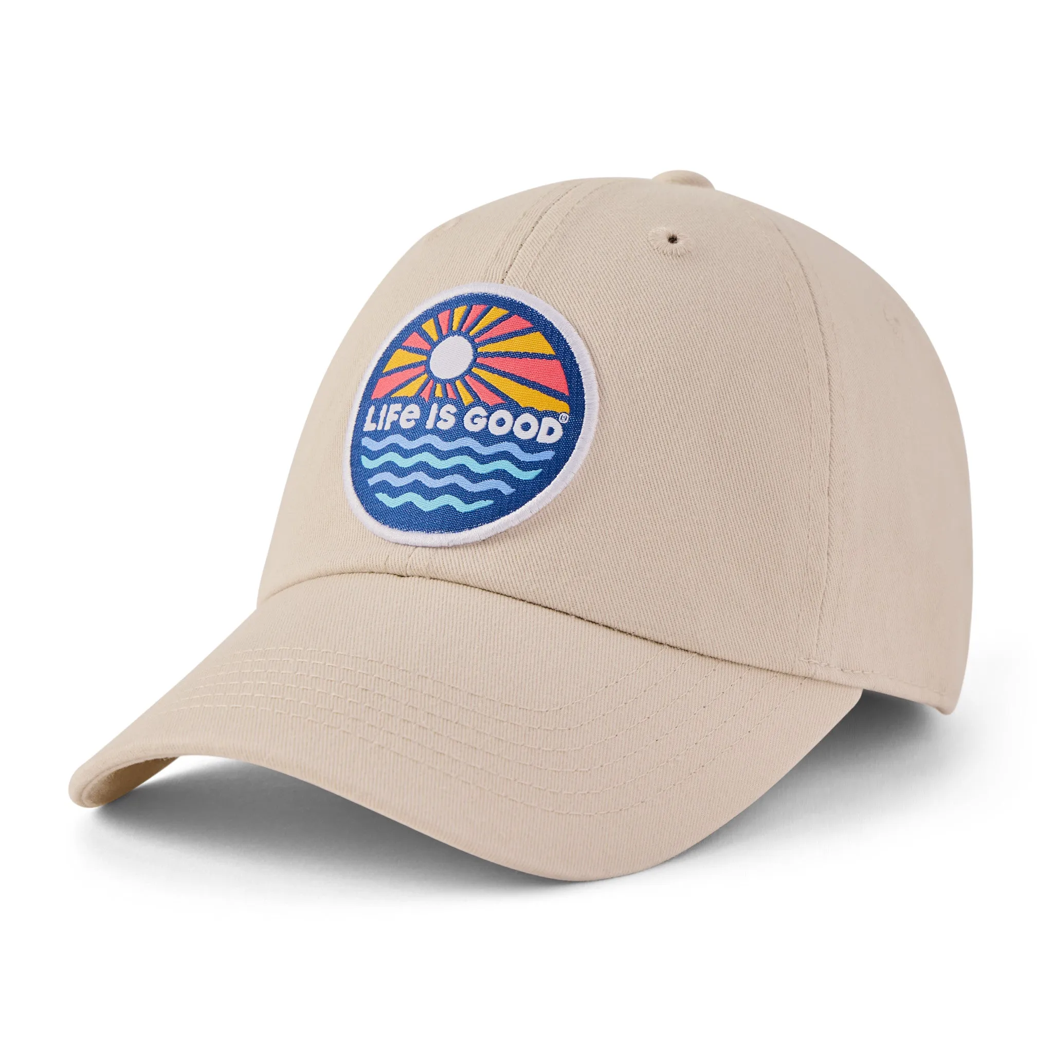 Adult Unisex Sunset Waves Patch Chill Cap sold by Life is Good product image thumbnail 4