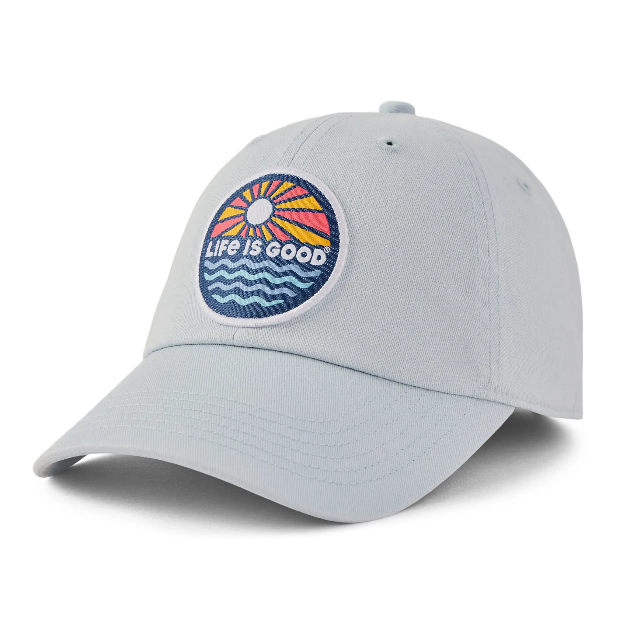 Adult Unisex Sunset Waves Patch Chill Cap sold by Life is Good