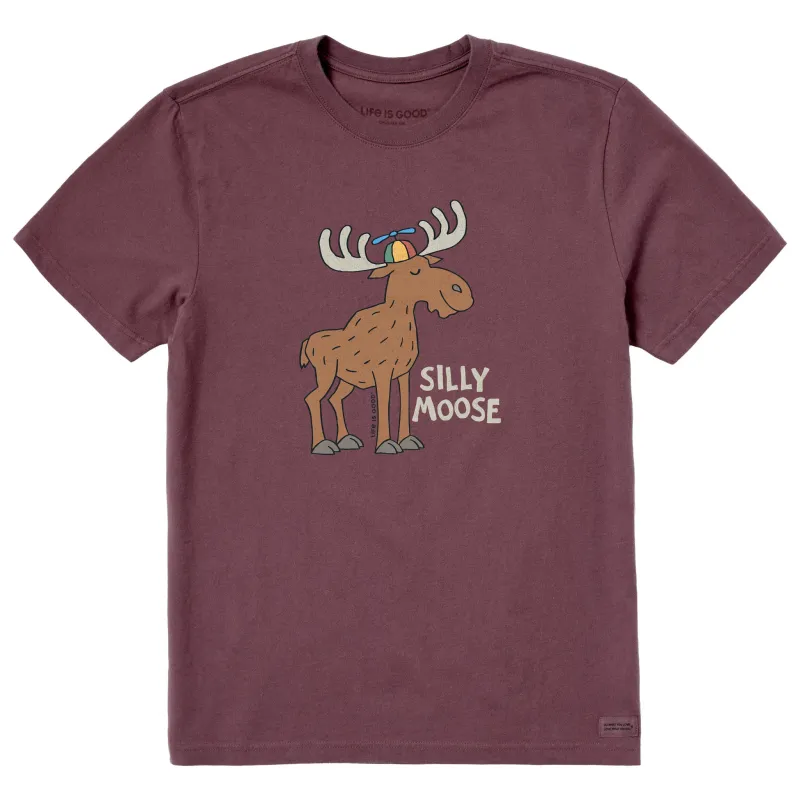 Men's Silly Moose Short Sleeve Crusher Tee sold by Life is Good