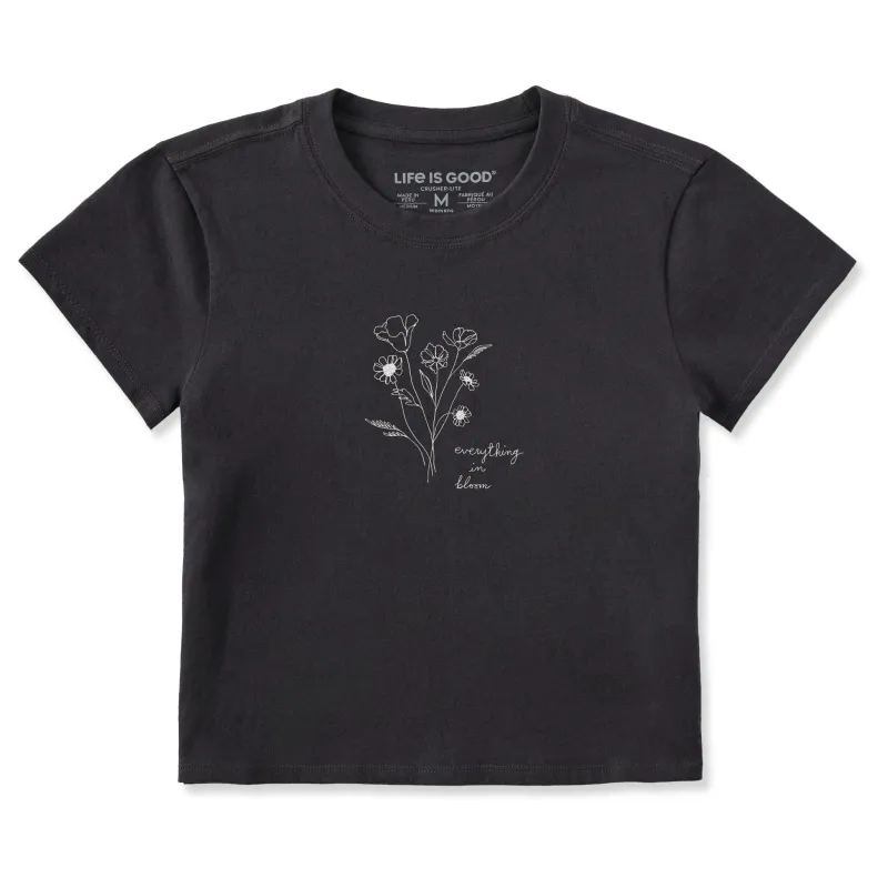 Women's Everything in Bloom Crusher-LITE Shrunken Tee sold by Life is Good