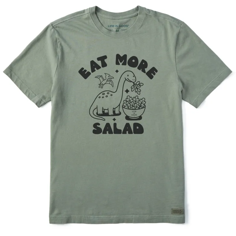 Men's Eat More Salad Short Sleeve Tee sold by Life is Good