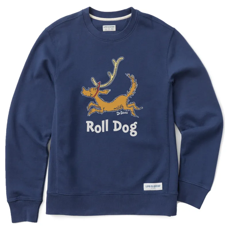 Men's Roll Dog Max Simply True Fleece Crew sold by Life is Good
