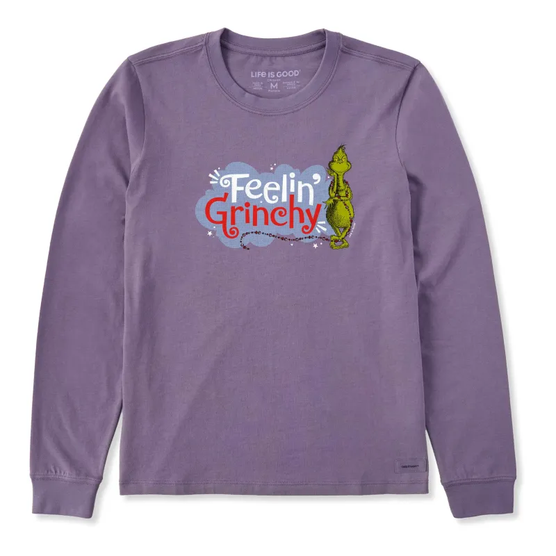 Women's Feelin' Grinchy Long Sleeve Crusher Tee made by Life is Good