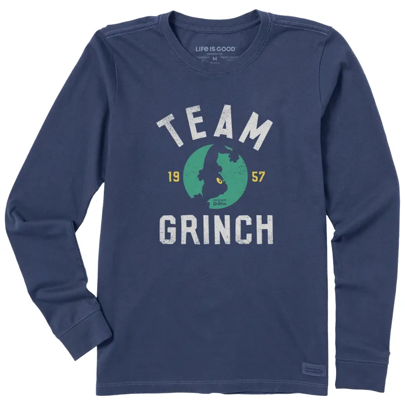 Women's Team Grinch Long Sleeve Crusher Tee made by Life is Good