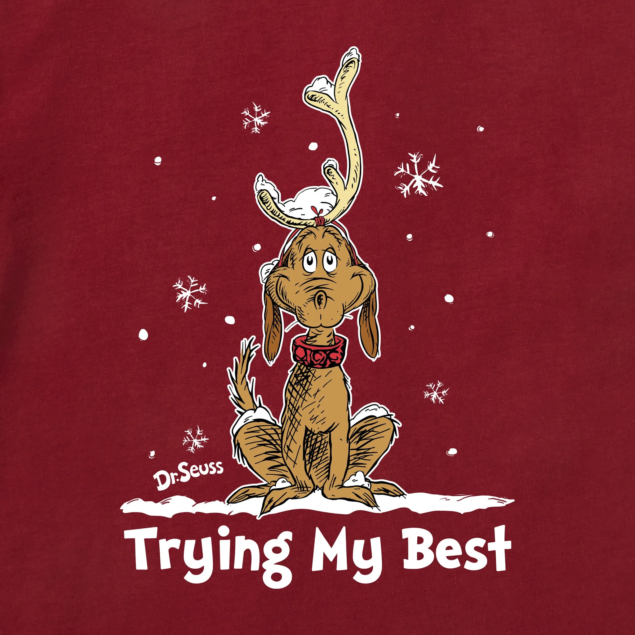 Women's Trying My Best Max Long Sleeve Crusher Tee sold by Life is Good product image thumbnail 4