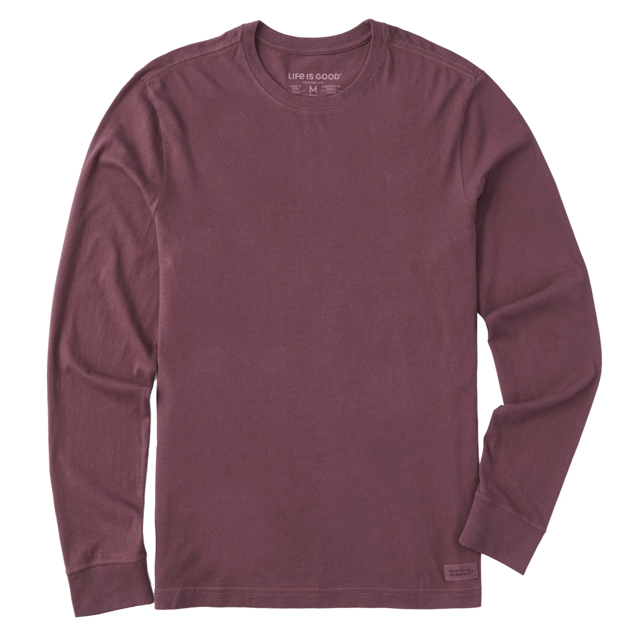 Men's Solid Long Sleeve Tee sold by Life is Good