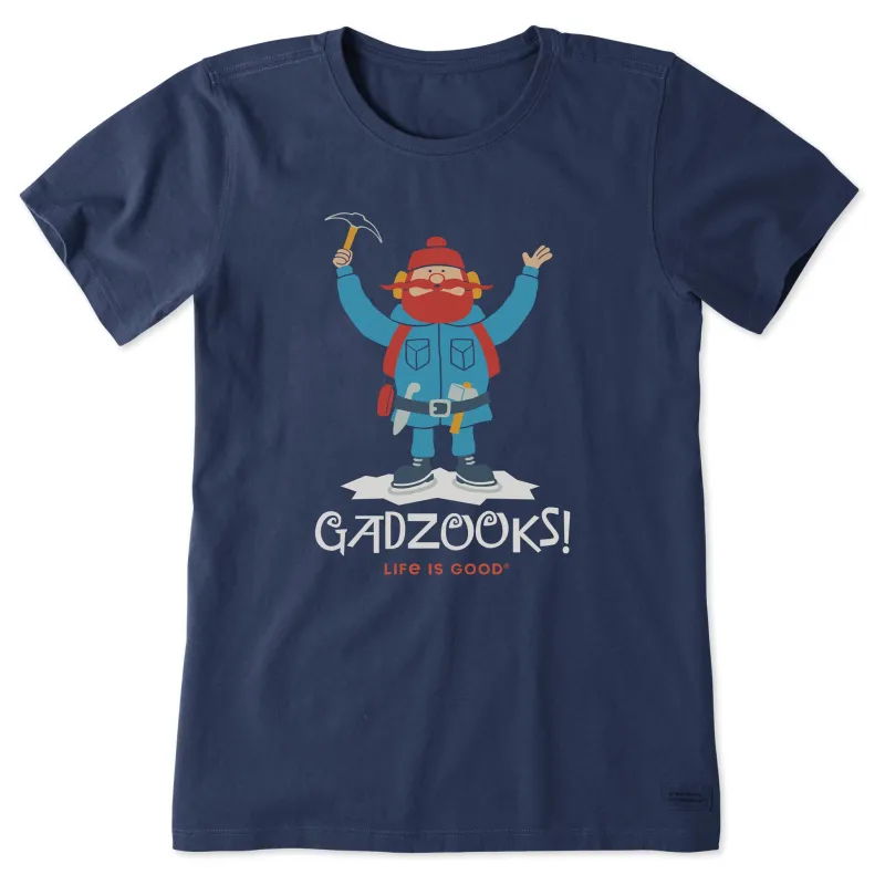 Women's Gadzooks Yukon Short Sleeve Crusher Tee sold by Life is Good