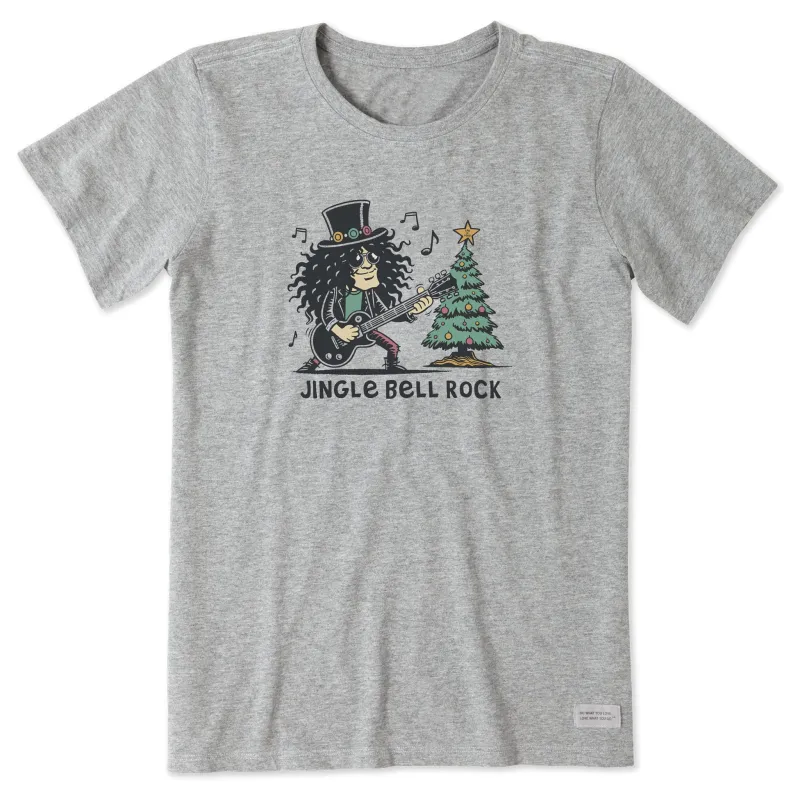Women's Jingle Bell Rock Short Sleeve Crusher Tee made by Life is Good