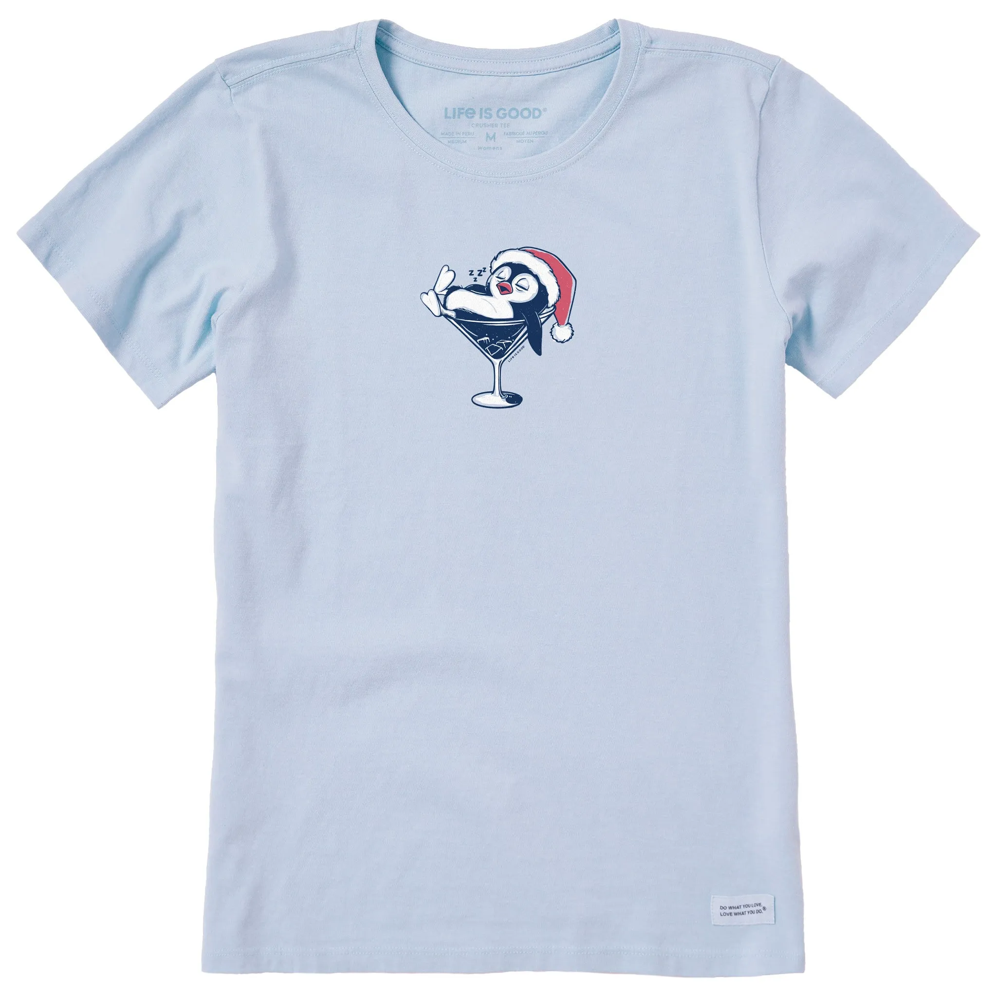 Women's Tipsy Penguin Short Sleeve Crusher Tee sold by Life is Good
