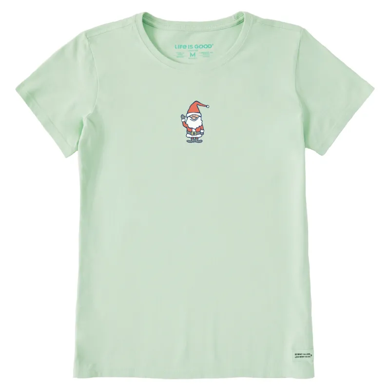 Women's Little Santa Short Sleeve Crusher Tee sold by Life is Good
