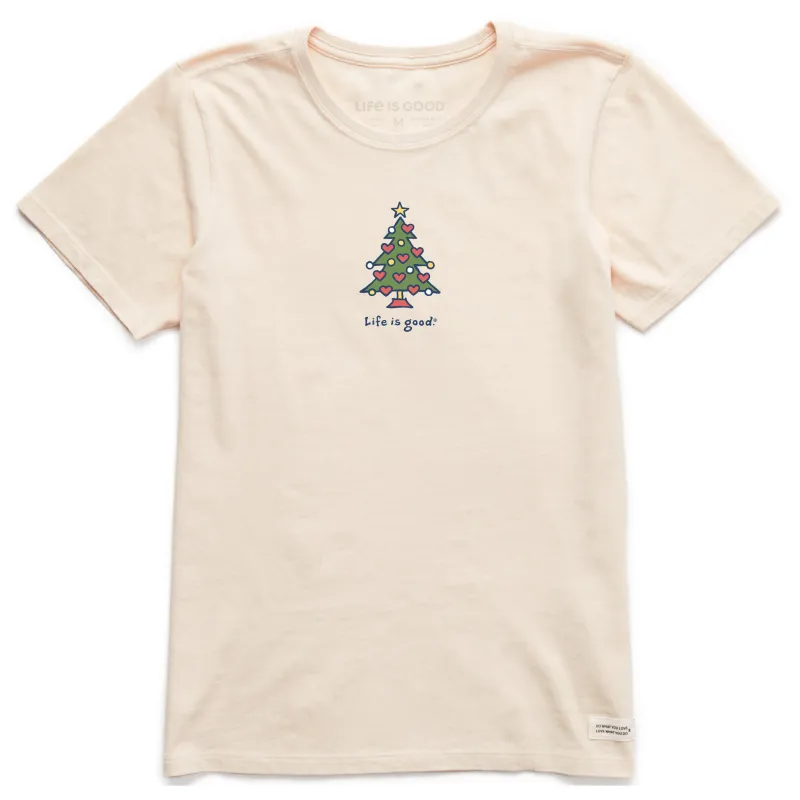 Women's Love Christmas Short Sleeve Crusher Tee sold by Life is Good