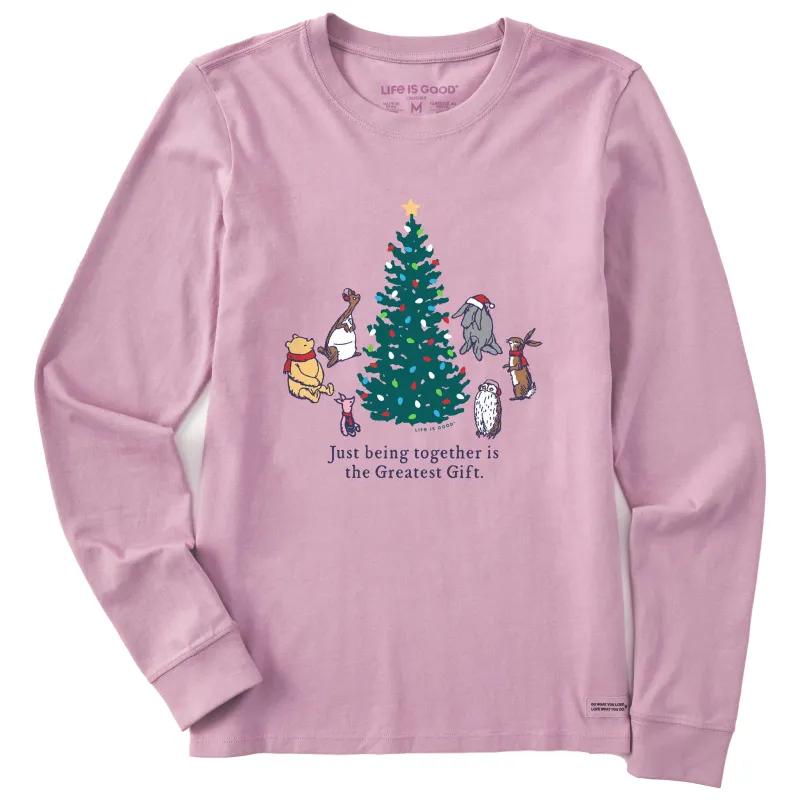 Women's Greatest Gift Winnie & Friends Long Sleeve Crusher Tee sold by Life is Good