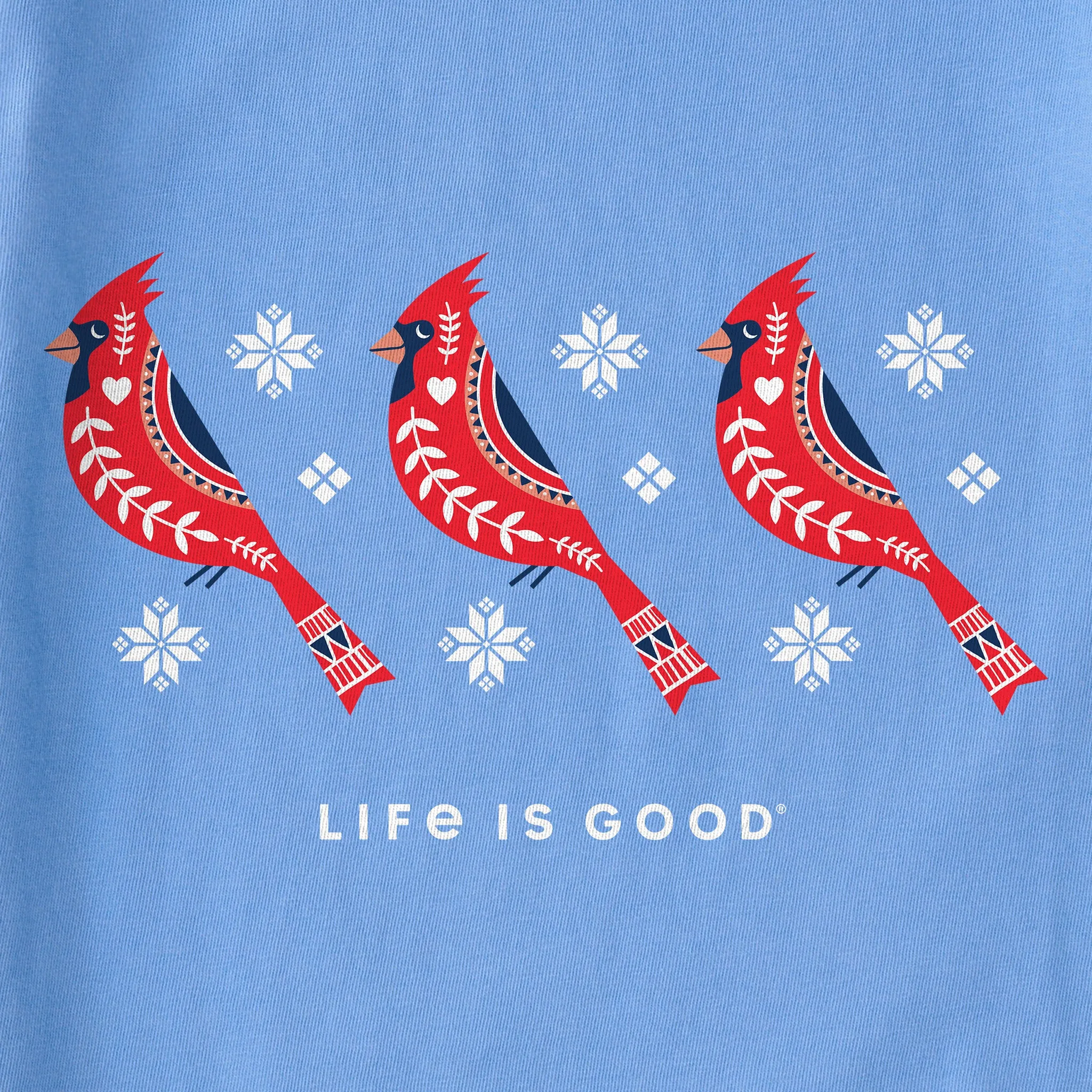 Women's Nordic 3 Cardinals Simply True Fleece Hoodie sold by Life is Good product image thumbnail 2