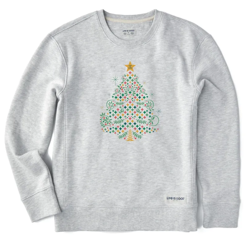 Women's Christmas Tree Sparkles Simply True Crew sold by Life is Good