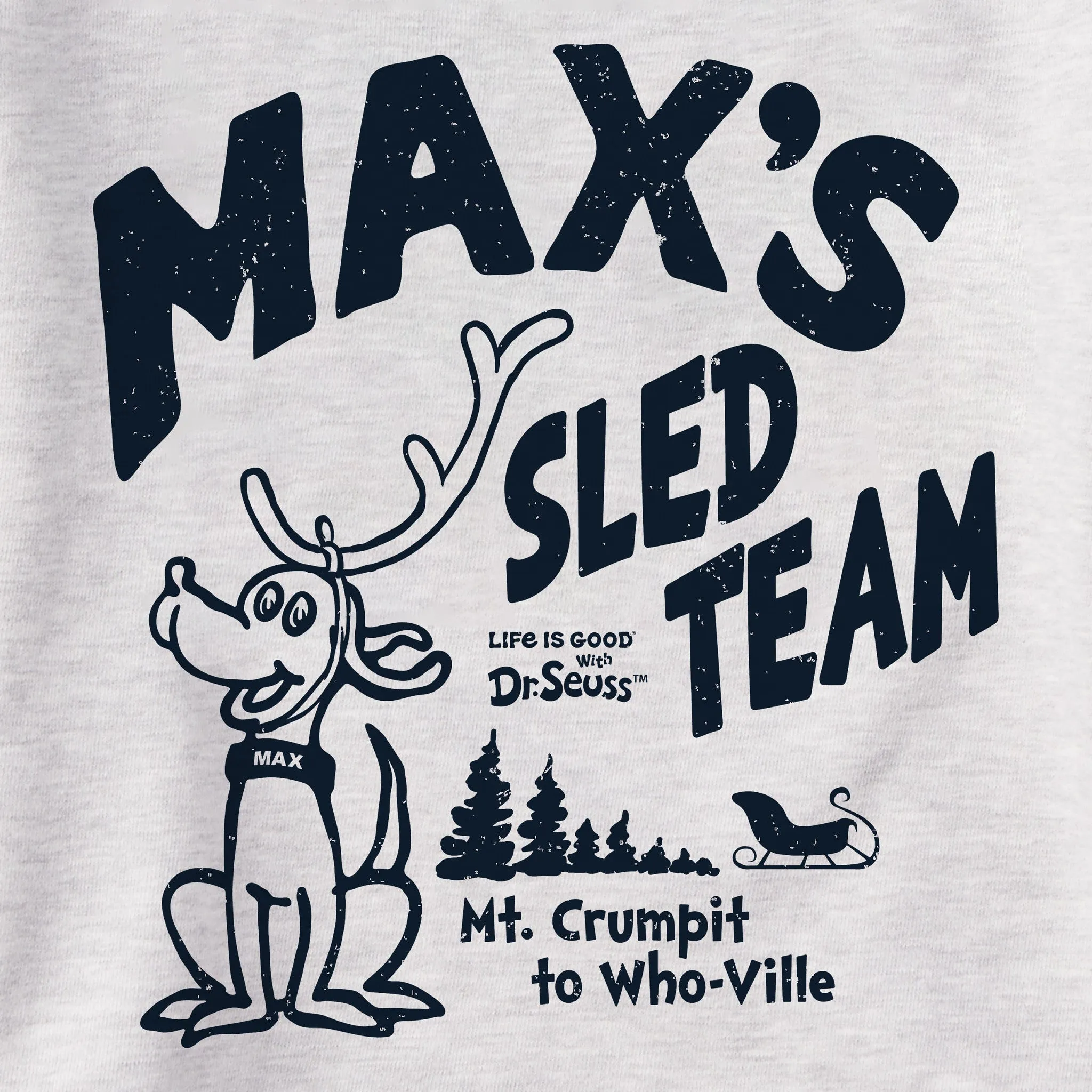 Women's Max's Sled Team Simply True Fleece Crew sold by Life is Good product image thumbnail 2
