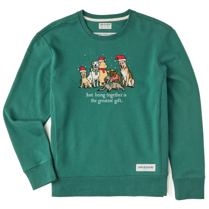 Women's Winnie & Dogs Being Together is the Greatest Gift Simply True Crew sold by Life is Good