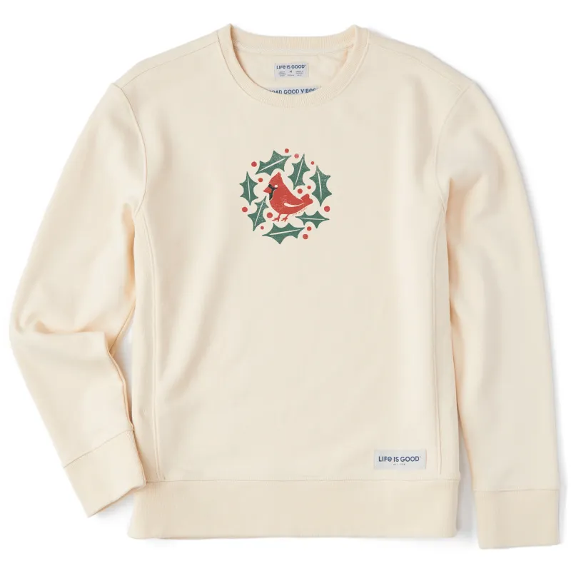 Women's Holly Cardinal Simply True Crew sold by Life is Good