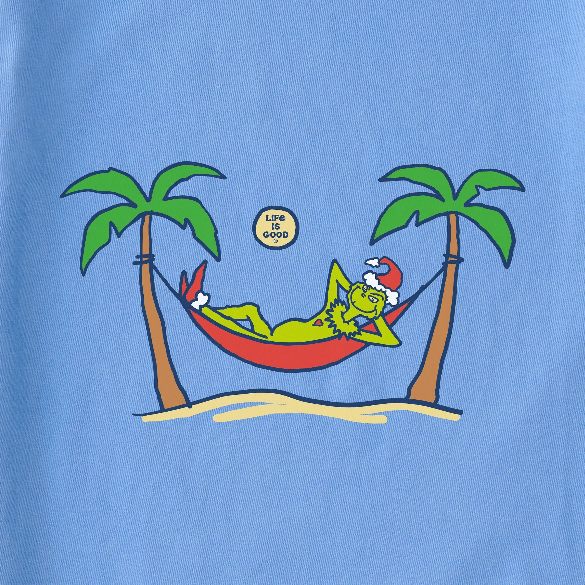 Women's Grinch Gave Back Christmas Beach Short Sleeve Crusher Tee sold by Life is Good product image thumbnail 4