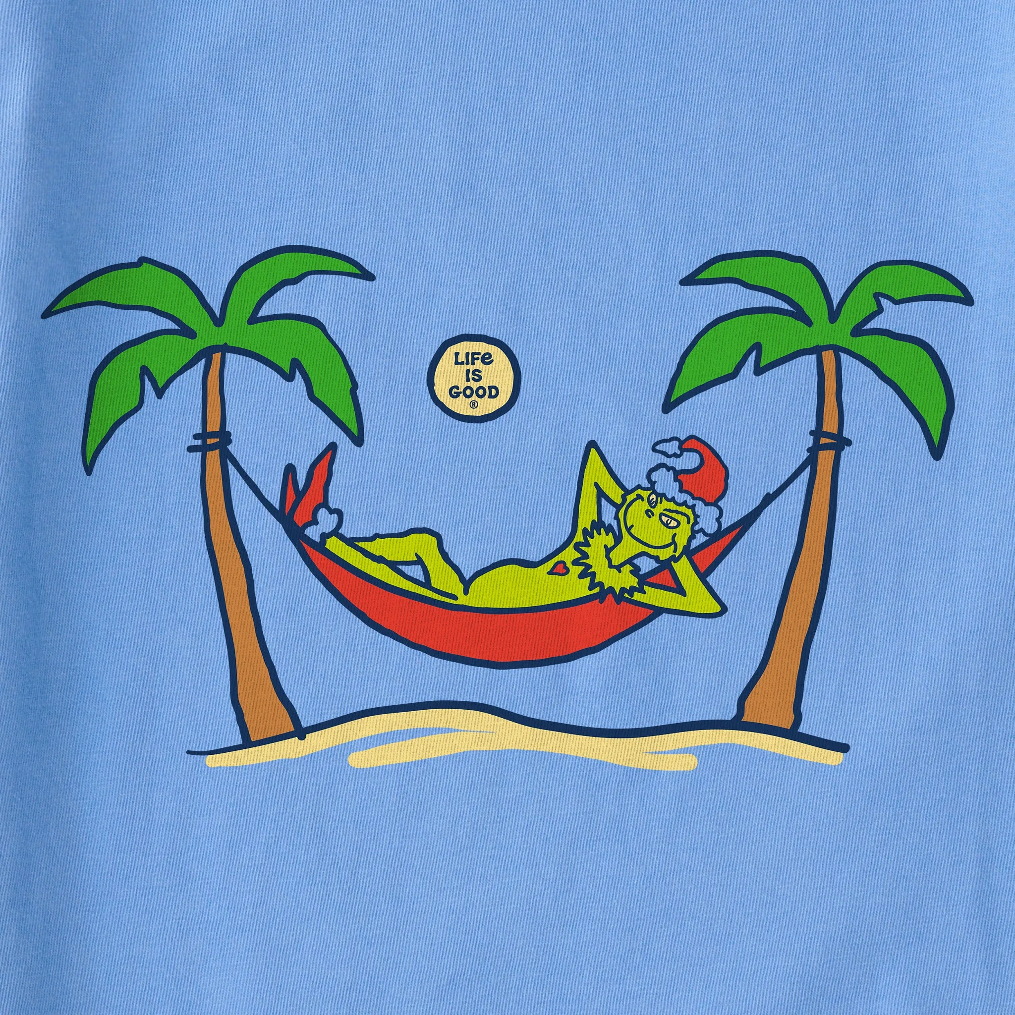 Women's Grinch Gave Back Christmas Beach Short Sleeve Crusher Tee sold by Life is Good product image thumbnail 2