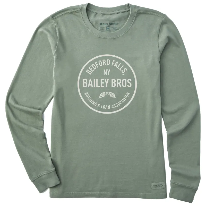 Women's Bailey Bros. Angle Wings Coin Long Sleeve Crusher Tee sold by Life is Good
