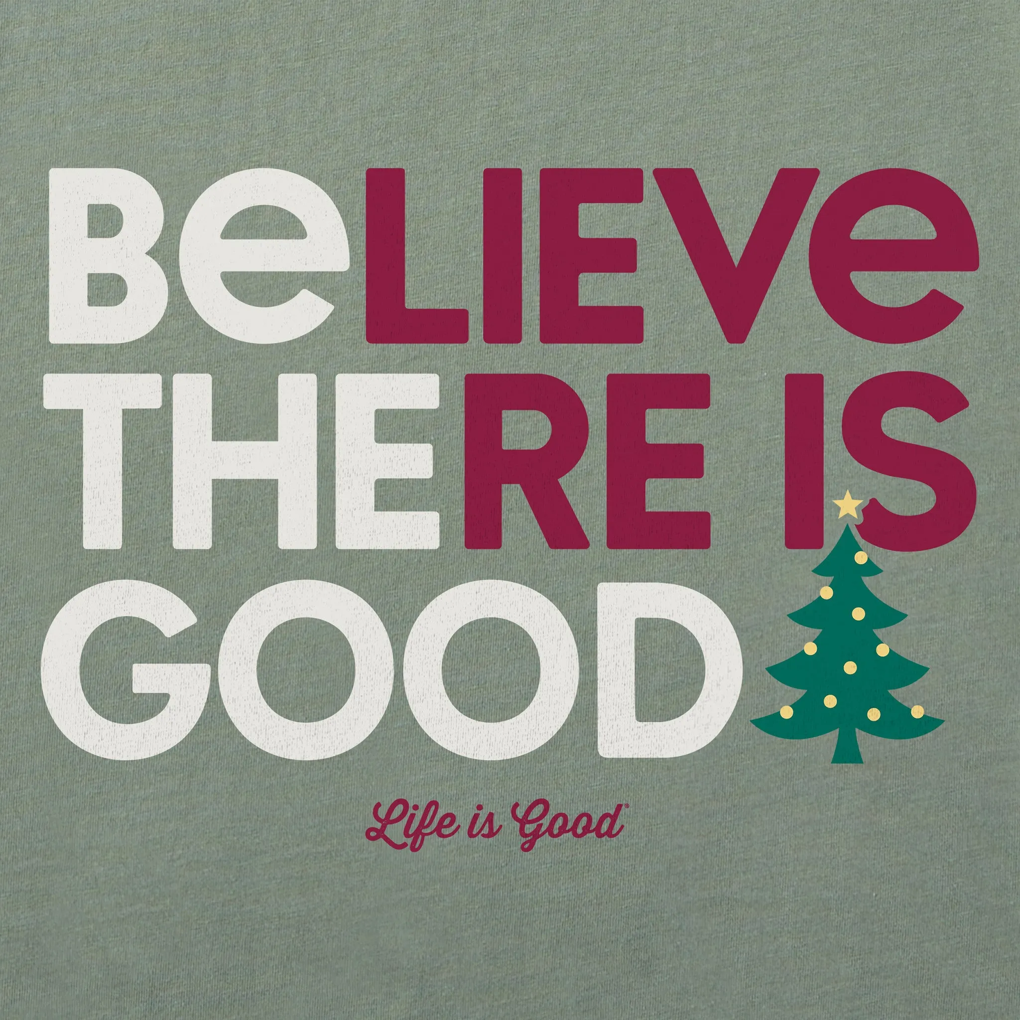 Women's Be the Good Tree Long Sleeve Crusher Tee sold by Life is Good product image thumbnail 2