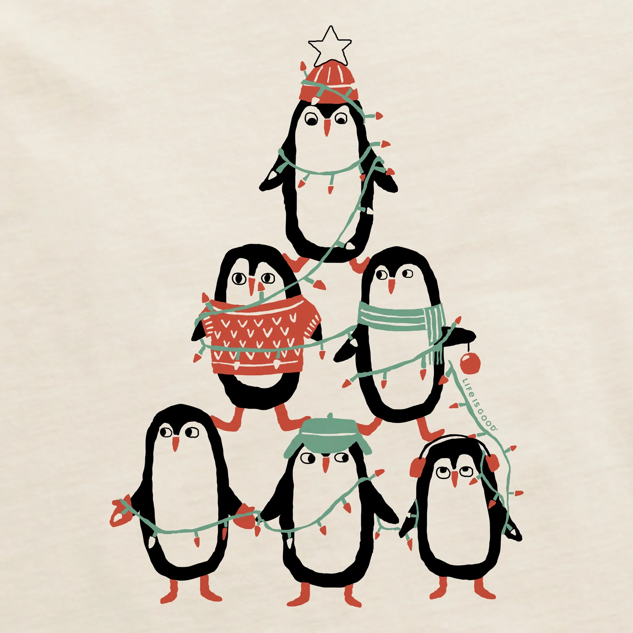 Women's Penguin Tree Long Sleeve Crusher Tee sold by Life is Good product image thumbnail 2