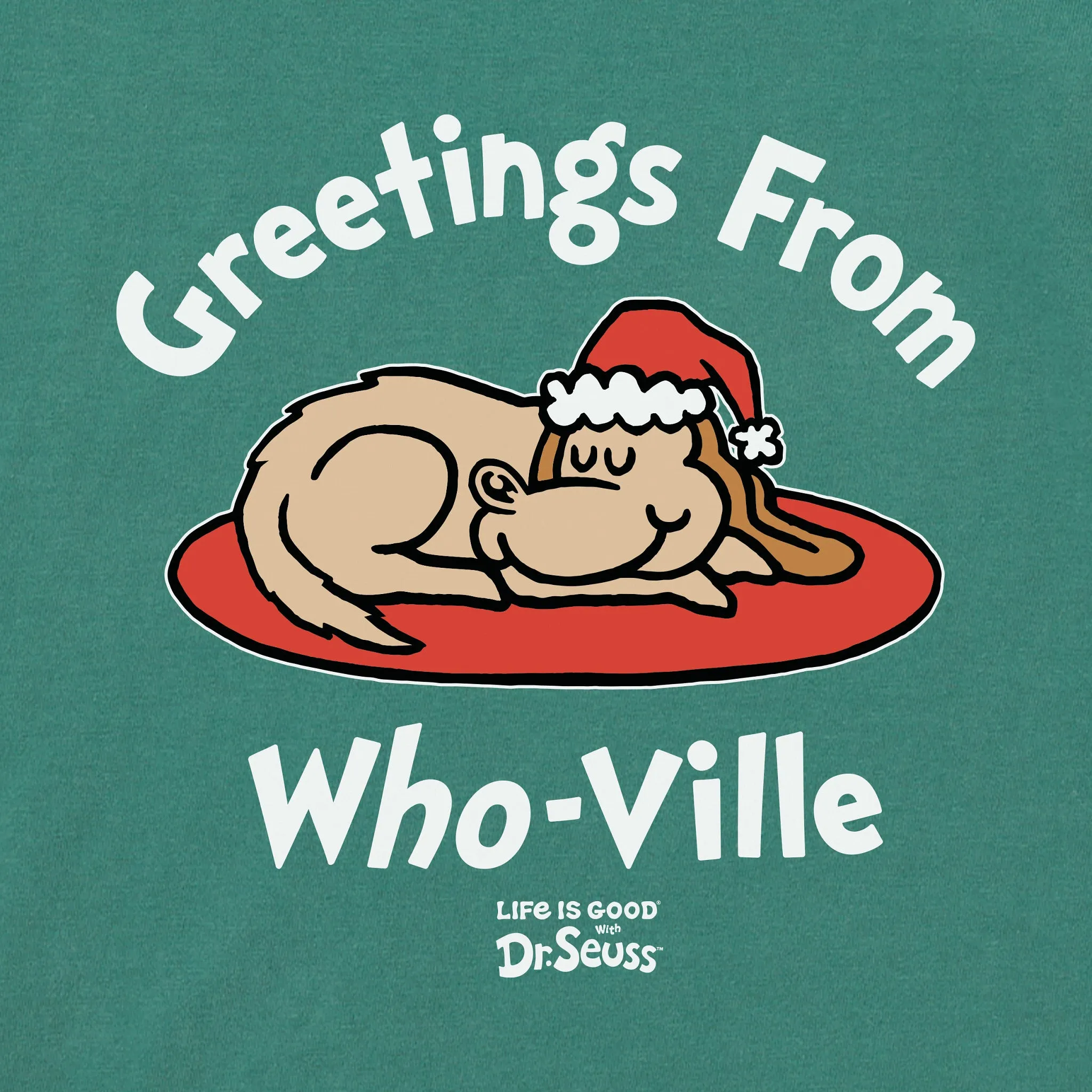 Women's Greetings from Who-Ville Max Long Sleeve Crusher Tee sold by Life is Good product image thumbnail 2