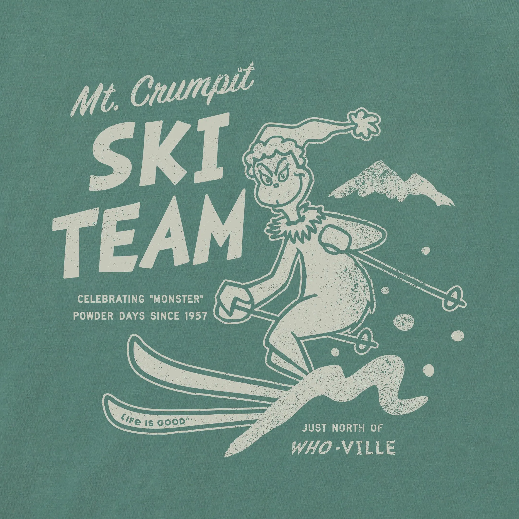 Women's Mt Crumpit Ski Team Long Sleeve Crusher Tee sold by Life is Good product image thumbnail 2