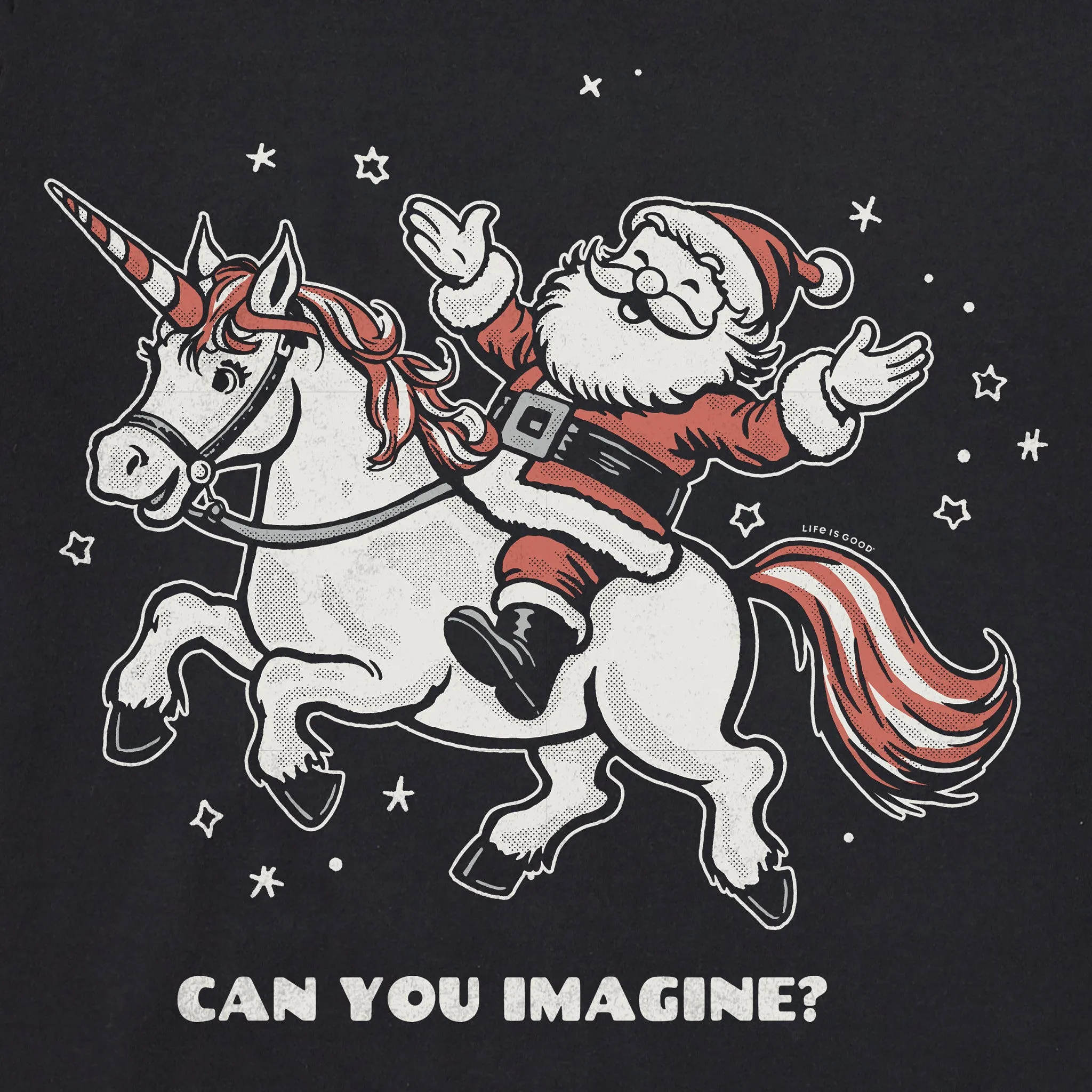 Women's Can You Imagine? Long Sleeve Crusher Tee sold by Life is Good product image thumbnail 2