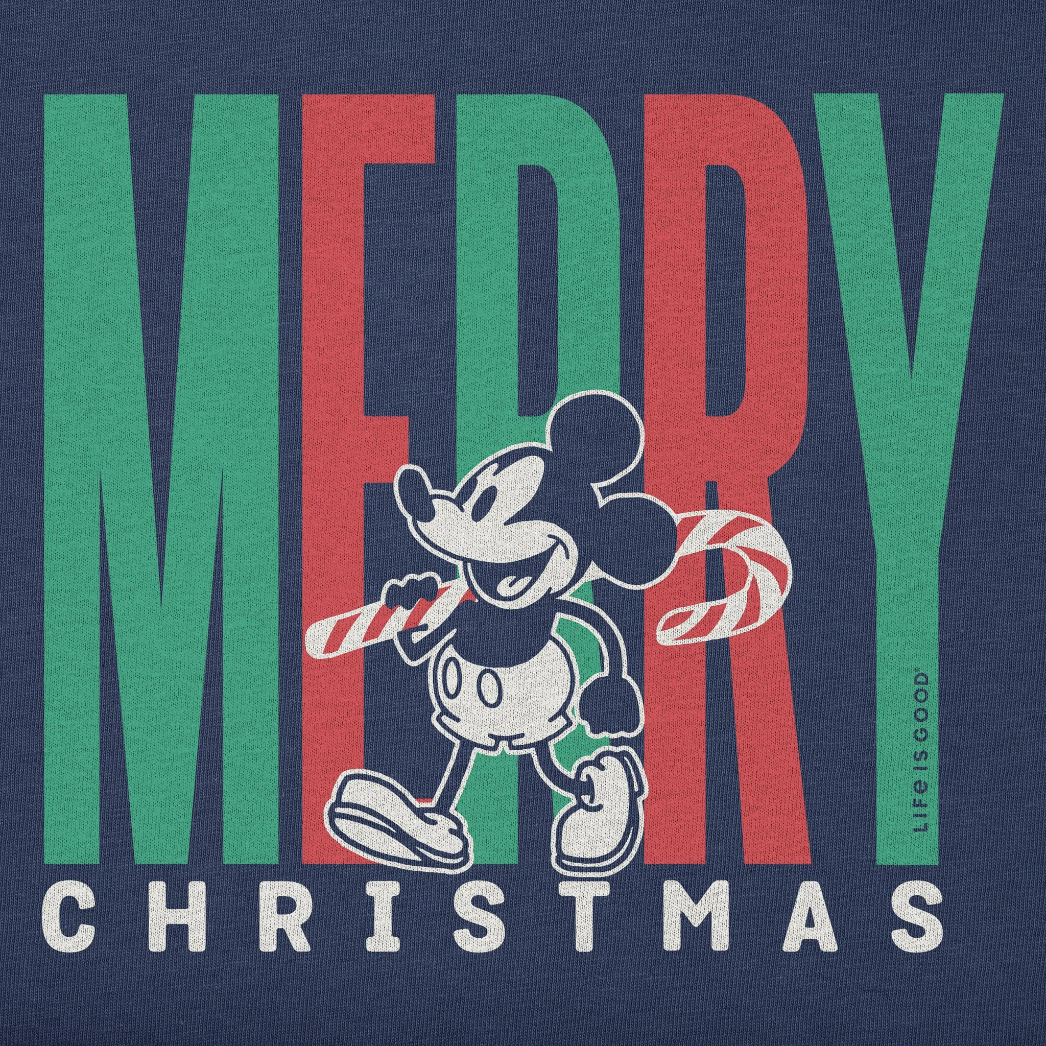 Women's Merry Xmas Willie Long Sleeve Crusher Tee sold by Life is Good product image thumbnail 2