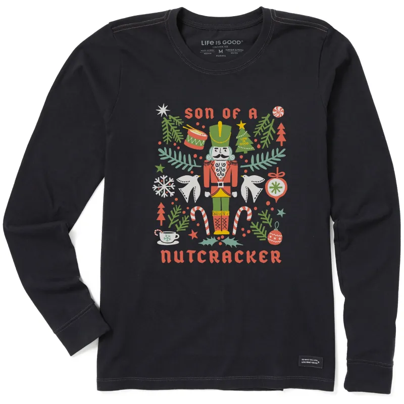 Women's Son of a Nutcracker Long Sleeve Crusher Tee sold by Life is Good