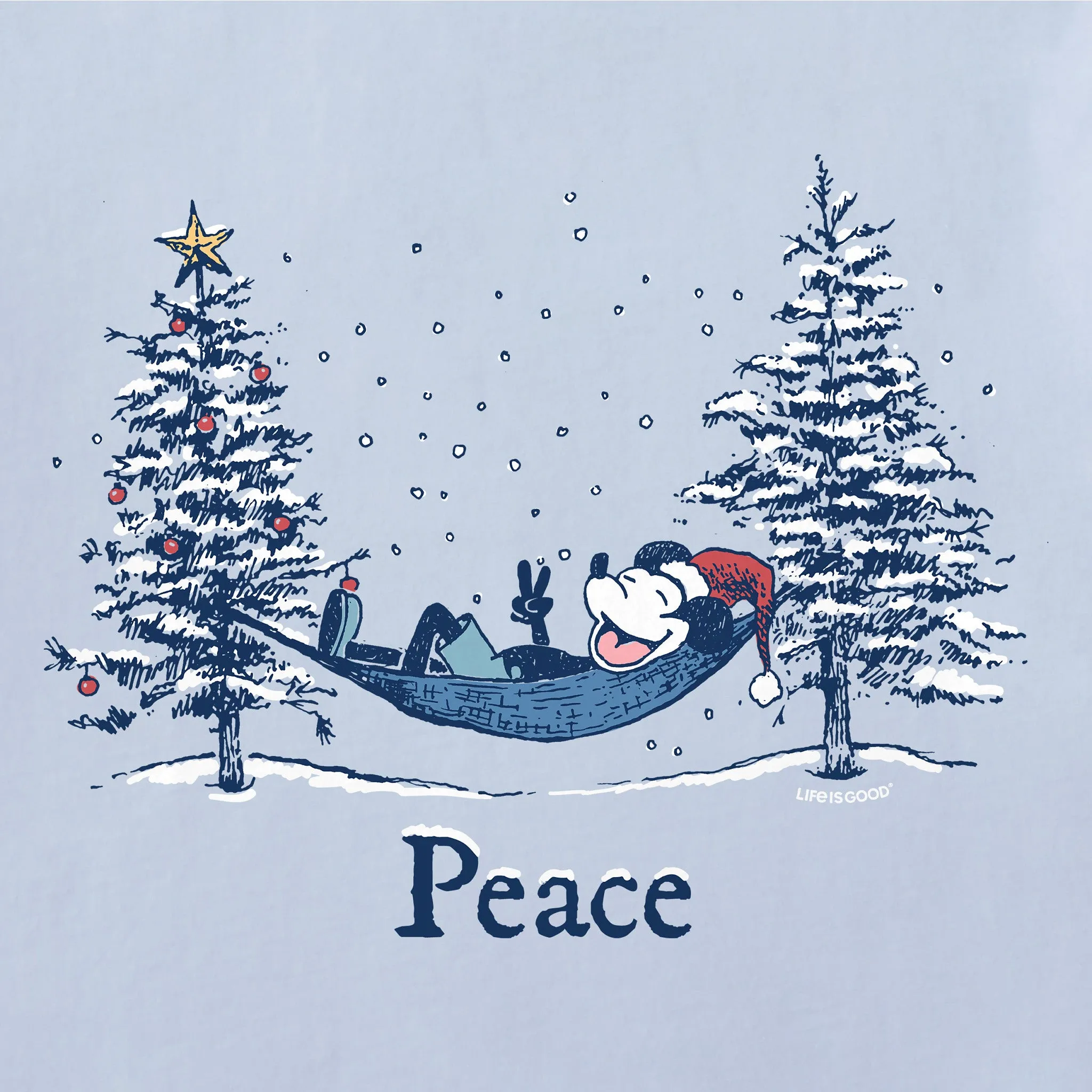 Women's Peace Hammock Trees Long Sleeve Crusher Tee sold by Life is Good product image thumbnail 2