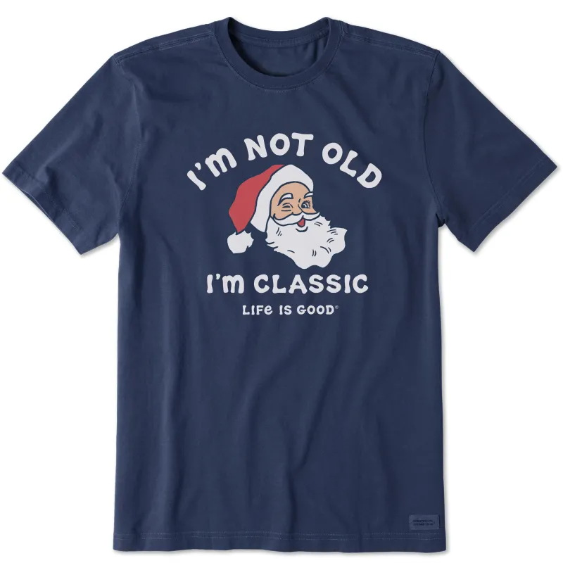 Men's I'm Classic Santa Short Sleeve Crusher Tee sold by Life is Good