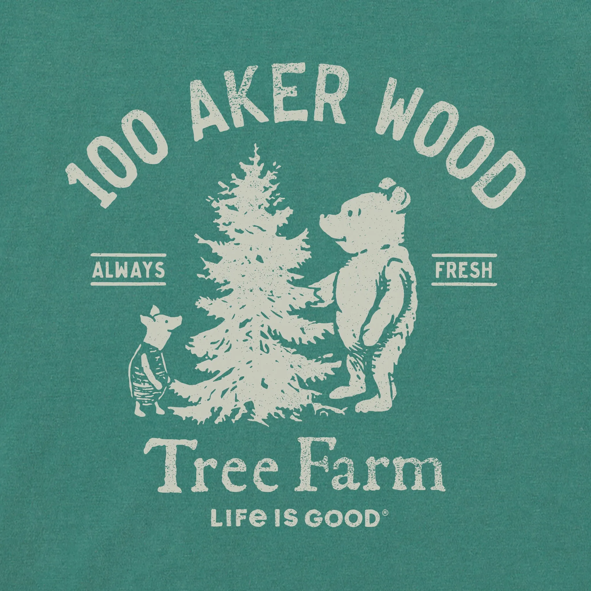 Women's Winnie 100 Aker Tree Farm Simply True Fleece Crew sold by Life is Good product image thumbnail 4
