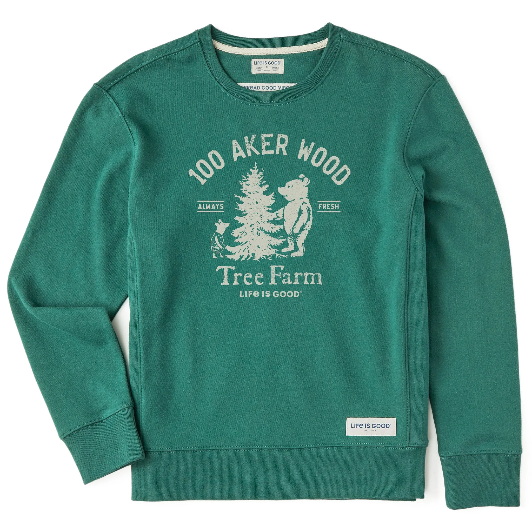 Women's Winnie 100 Aker Tree Farm Simply True Fleece Crew sold by Life is Good product image thumbnail 3