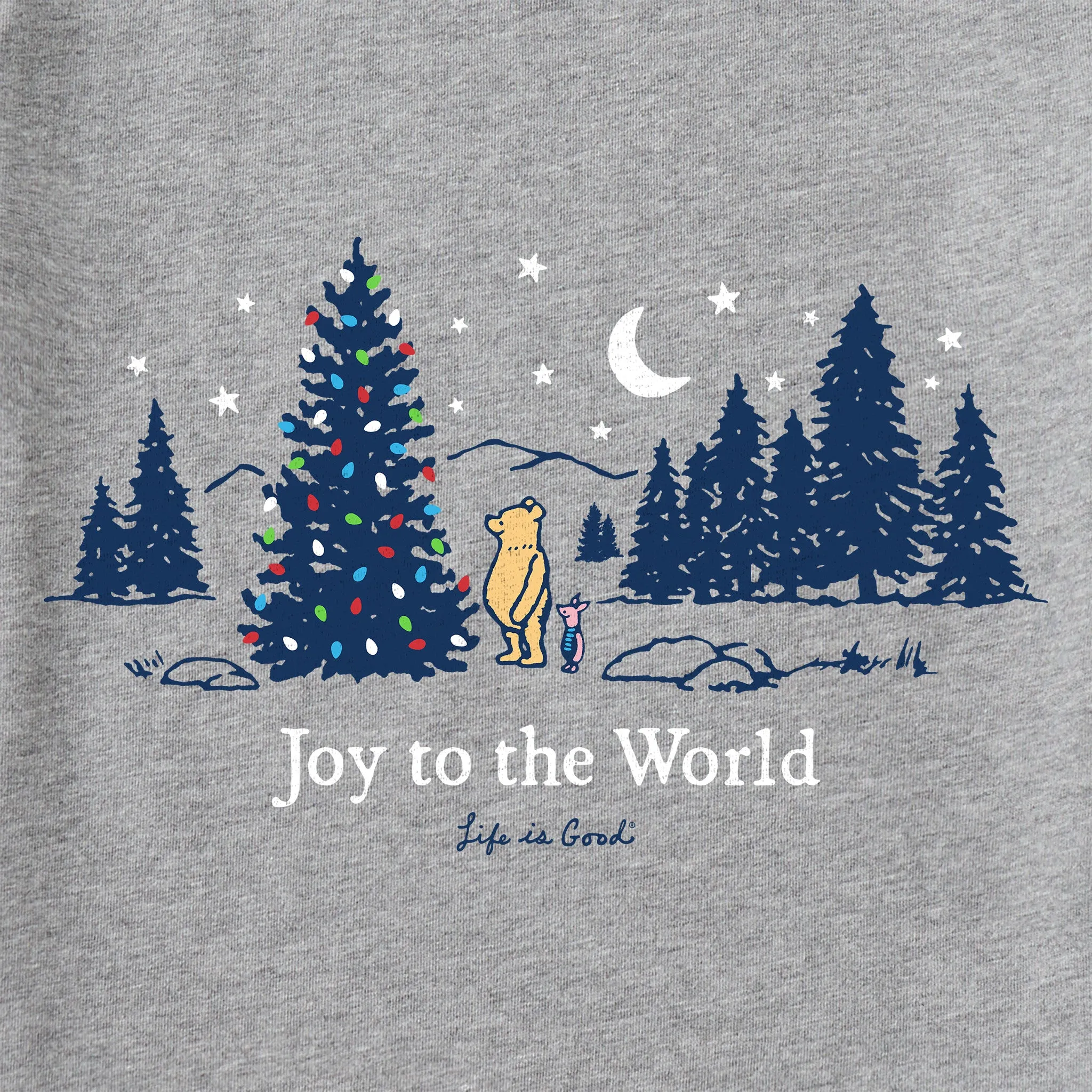 Women's Winnie & P Joy to the World Long Sleeve Crusher Tee sold by Life is Good product image thumbnail 4