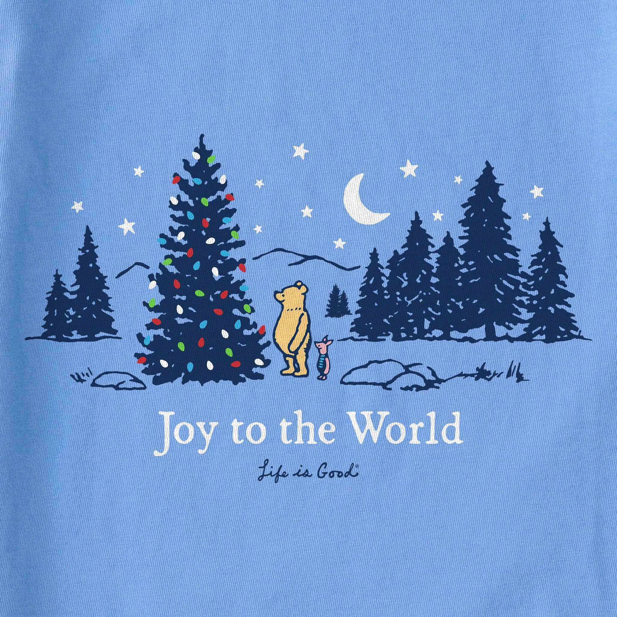 Women's Winnie & P Joy to the World Long Sleeve Crusher Tee sold by Life is Good product image thumbnail 2